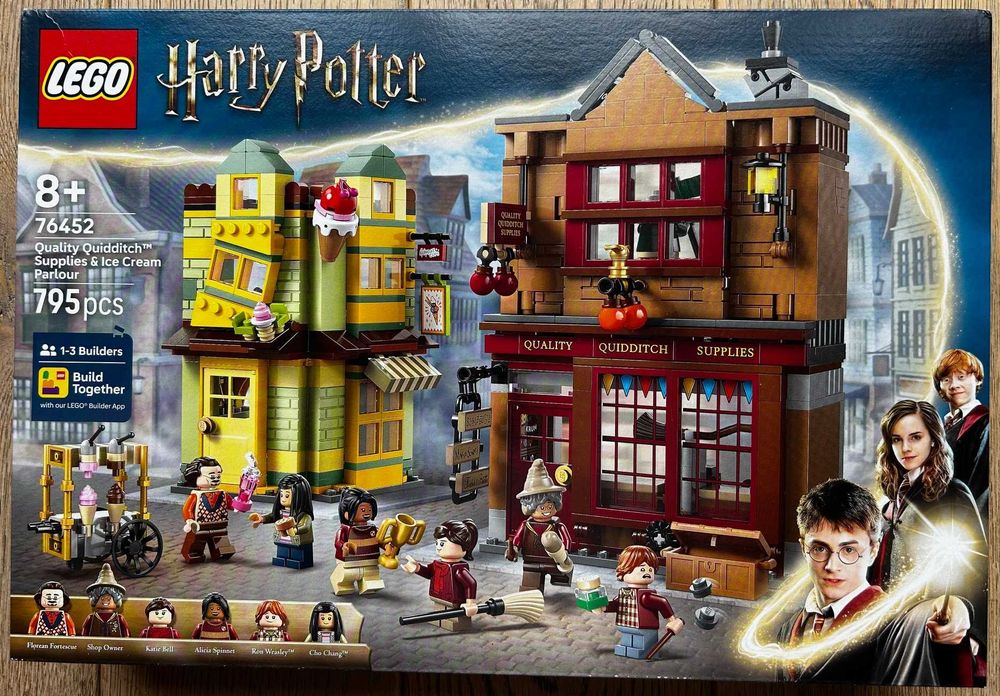 76452 LEGO Harry Potter - Markowy sprzęt do Quidditcha i Lodziarnia
