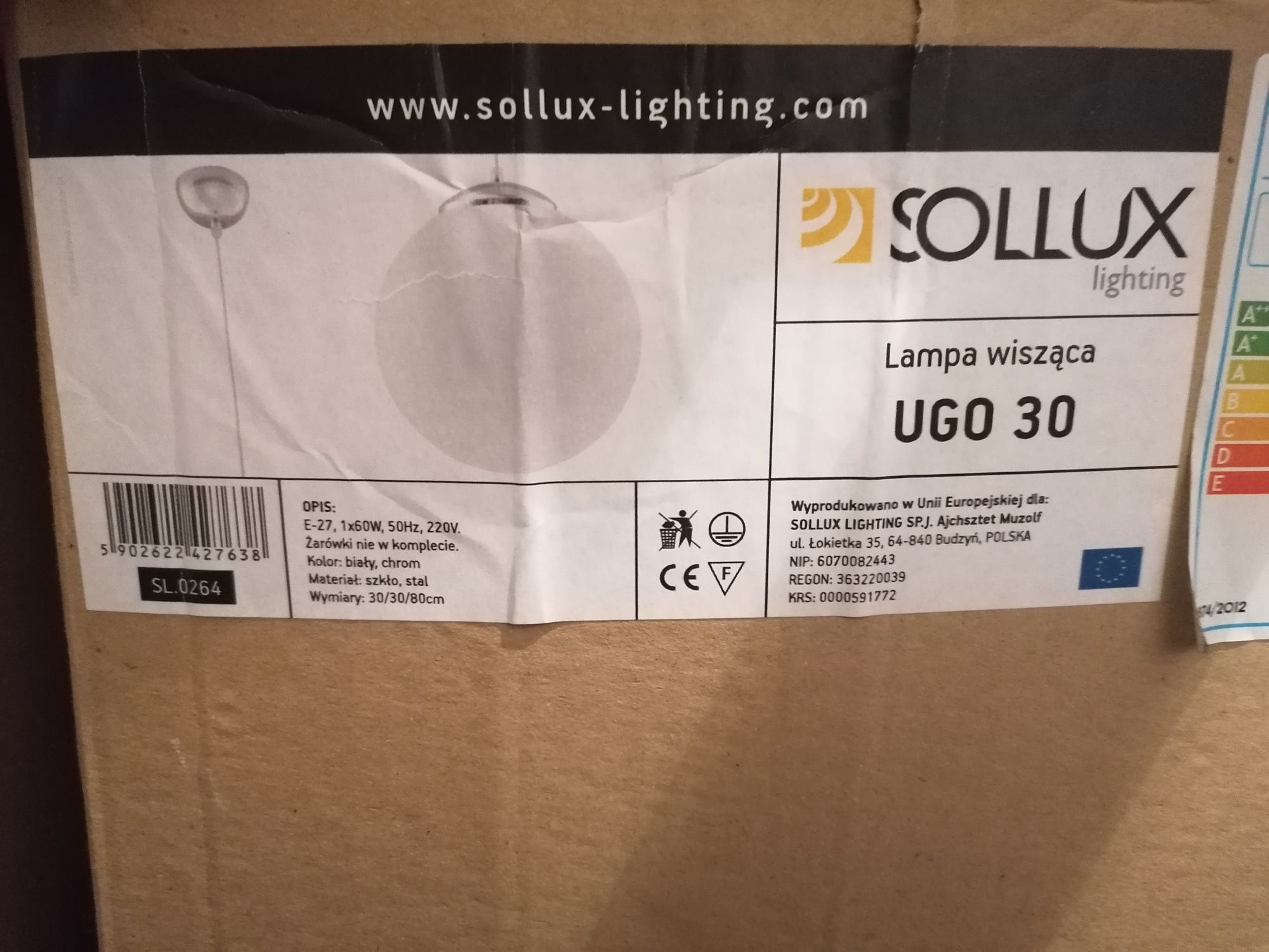 Lampa wisząca UGO SL.0264 Sollux Lighting