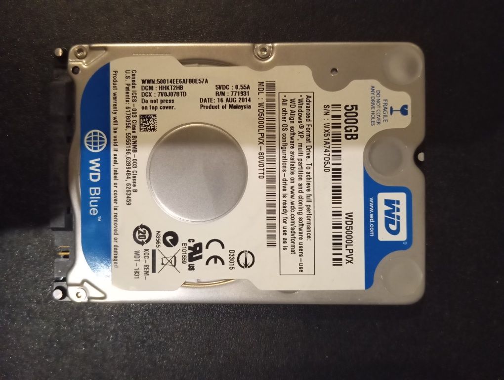 Disco 500 GB  WD