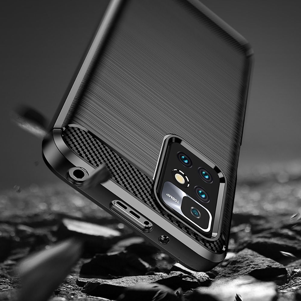 Etui Tpucarbon + Szkło Hartowane Do Xiaomi Redmi 10