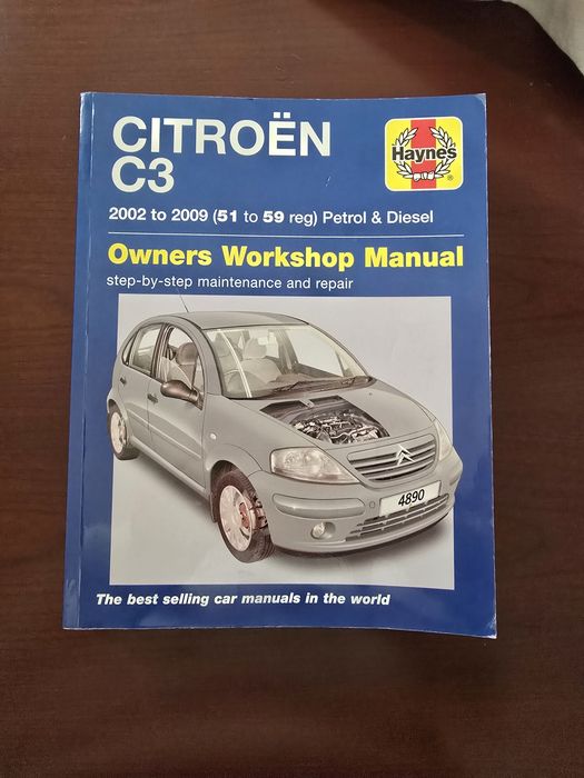 Livros haynes, Rta, Gt. Peugeot 106 e Citroën c3