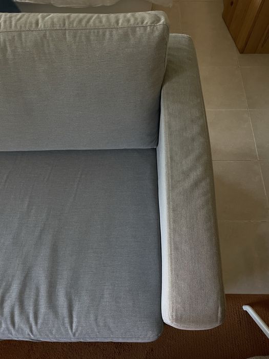 sofa cinzento ikea