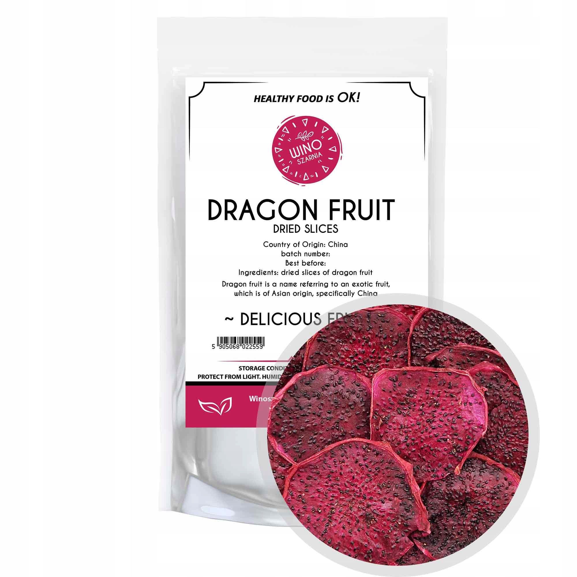 Smoczy Owoc Plastry Pitaja, Dragon Fruit - 1Kg