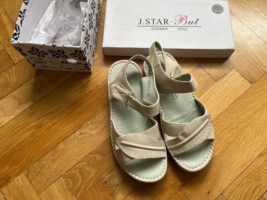 Nowe damskie sandały J.Star-But SL20011-5 rozm. 36