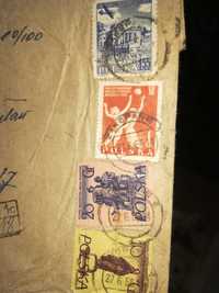 Stare znaczki z lat 1950 do 1960. używane