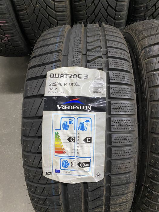 2x opony wielosezonowe VREDESTEIN 225/40 R18 XL