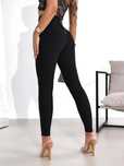 Leginsy laycra z suwakiem M