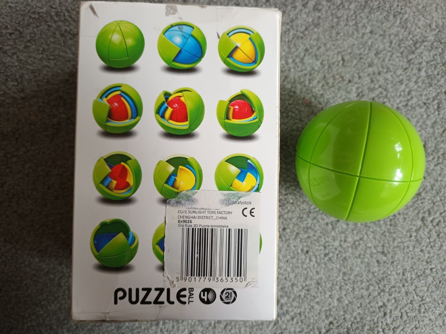Puzzle kula 3D zabawka łamigłówka