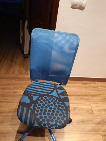 Cadeira secretária Ikea Azul