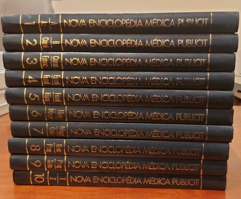 Coleção Completa – Nova Enciclopédia Médica Publicit (10 Volumes)