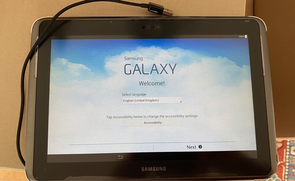 Tablet Samsung note 10.1