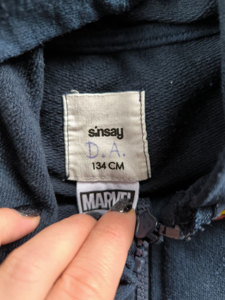Komplet zestaw dres rozpinana bluza z kapturem i spodnie Sinsay Spider