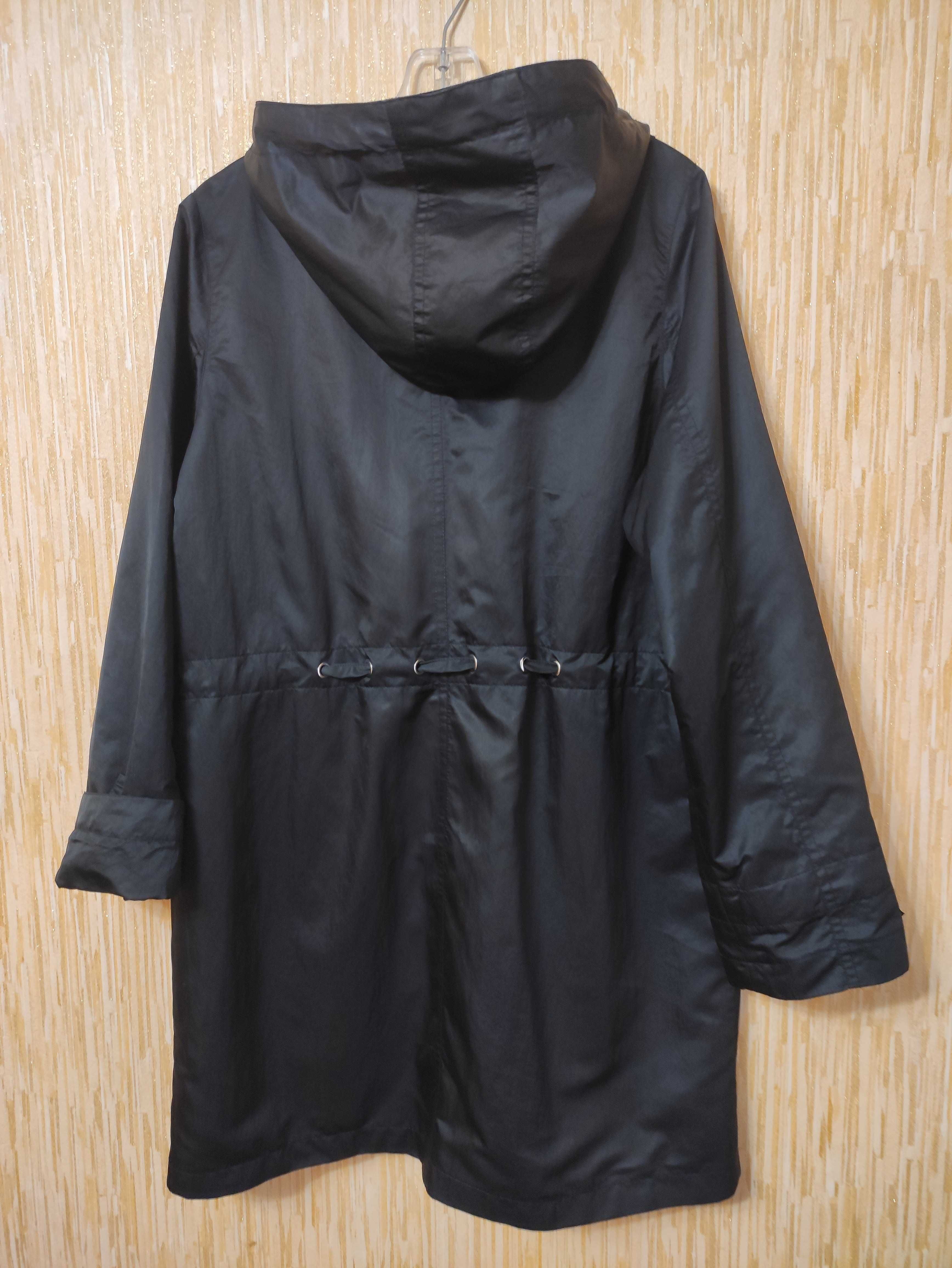 женская легкая длинная  куртка ветровка парка тренч, р.50/ EUR 42