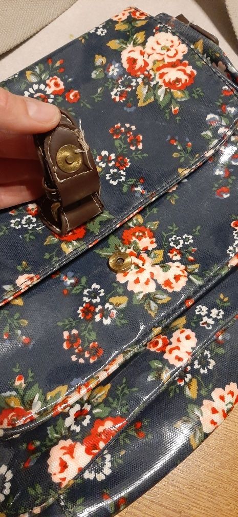 Torba torebka w kwiaty na ramię