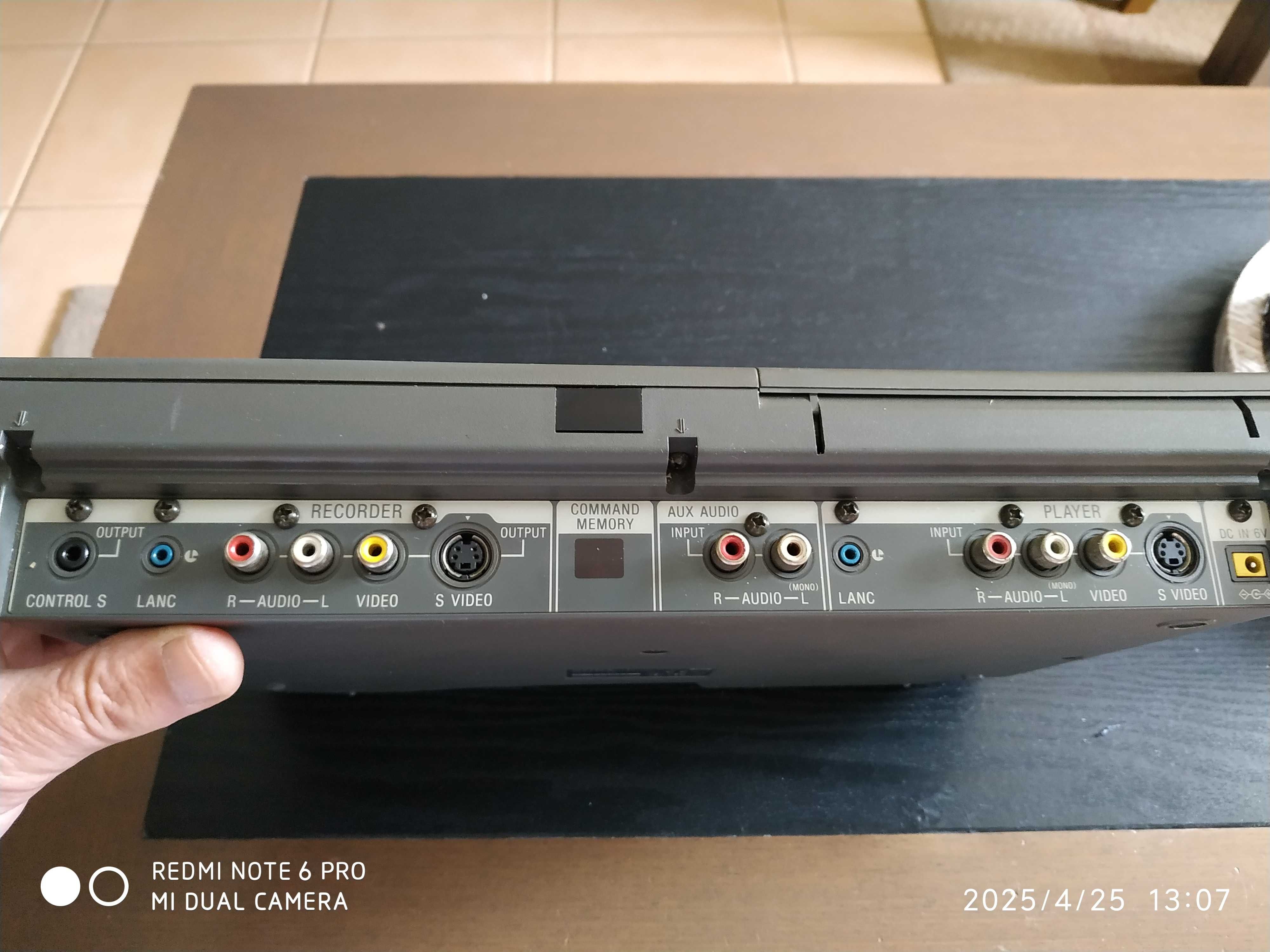 PARA COLECIONADORES, mesa de edição Sony