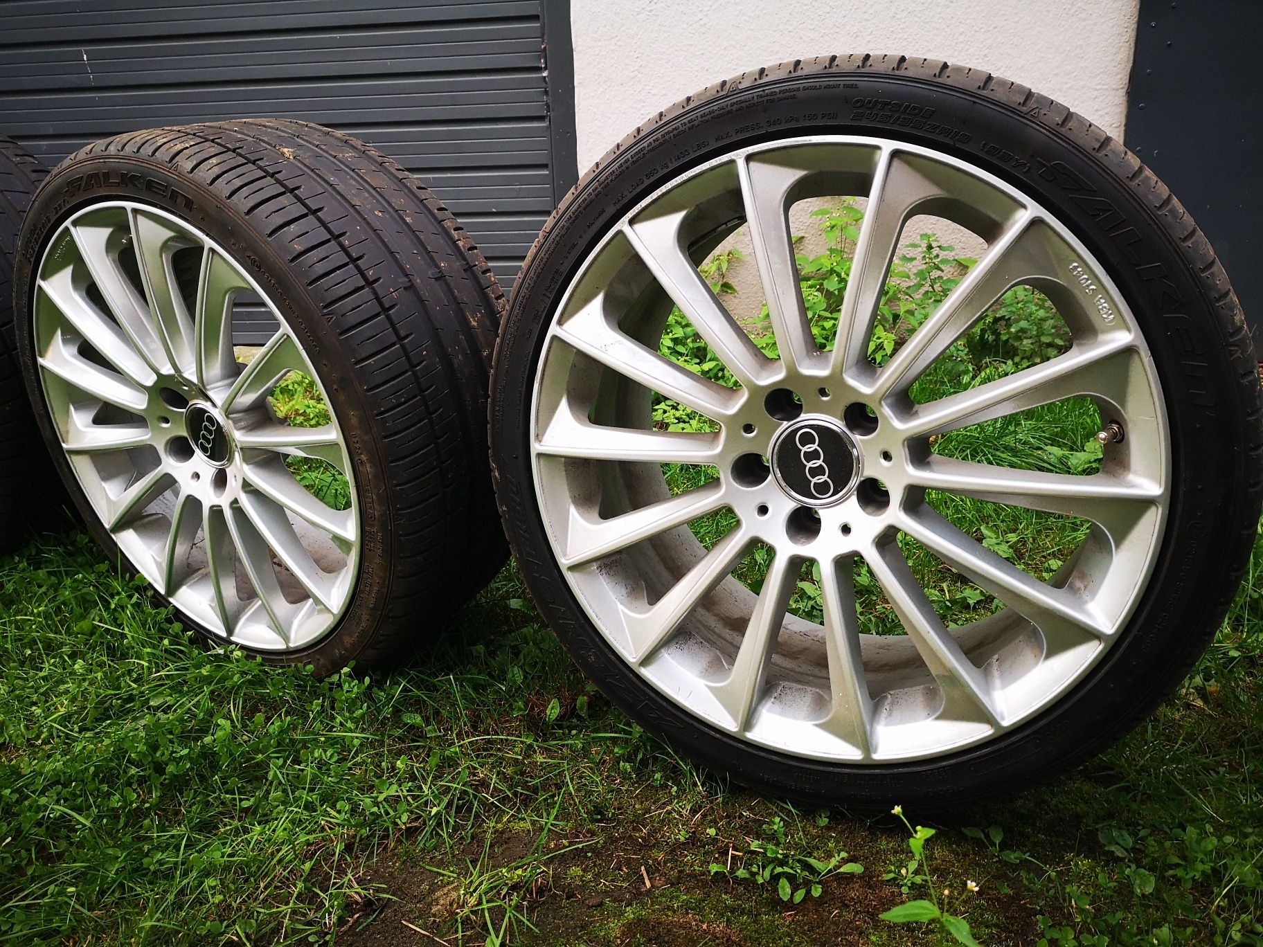 Koła Alu Wzór CARMANI 5x112 66,6 Opony FALKEN do Audi A4 A5 A6