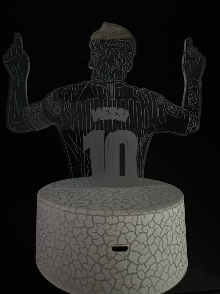 Lampka Led 3D Leo Messi