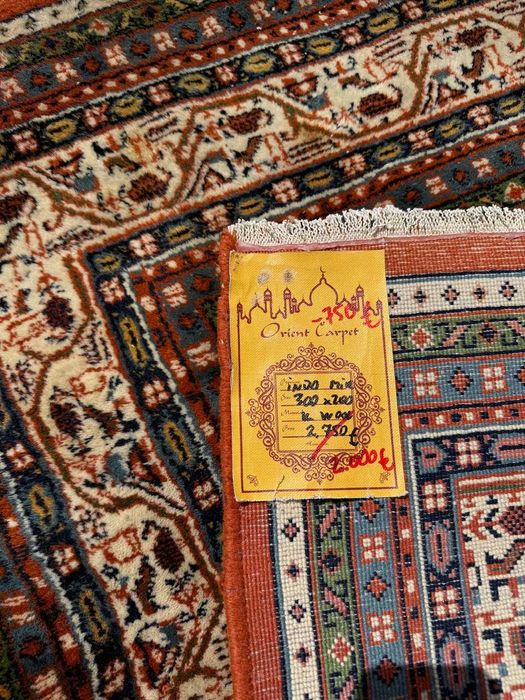 Kaszmirowy r.tkany dywan perski Indo Mir 300x200 galeria 12 tys