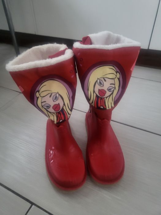 Kalosze Bratz   ocieplane polarkiem rozm 32-34 jak nowe