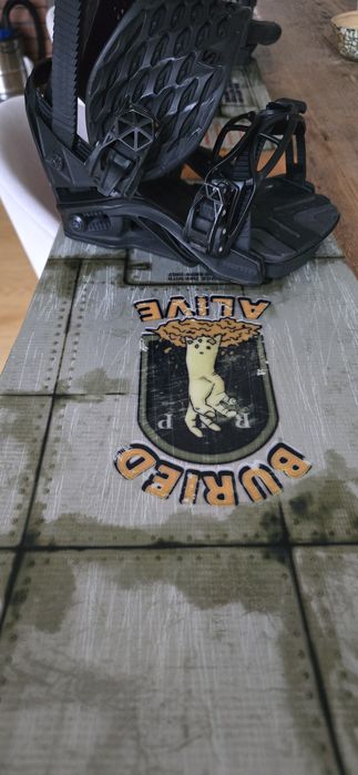 Męska Deska snowboardowa Endevor plus wiązania Salomon