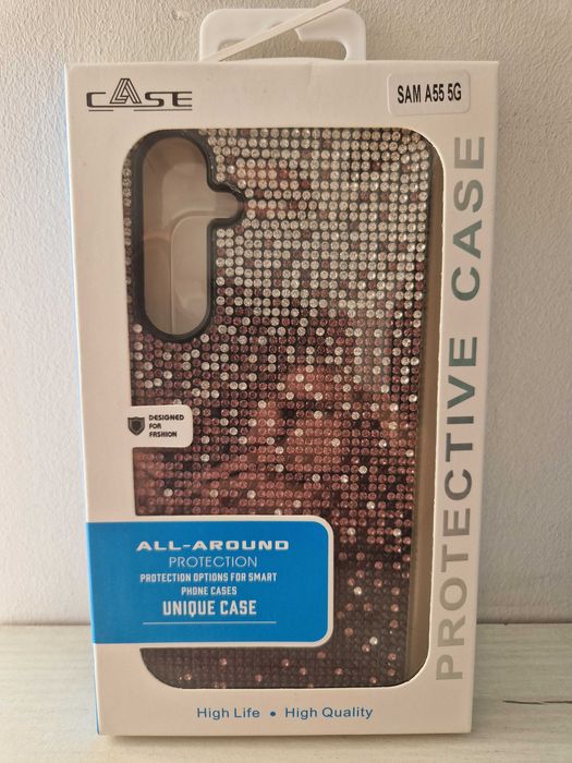 Tel Protect Diamond Case do Samsung Galaxy A55 5G bordowy