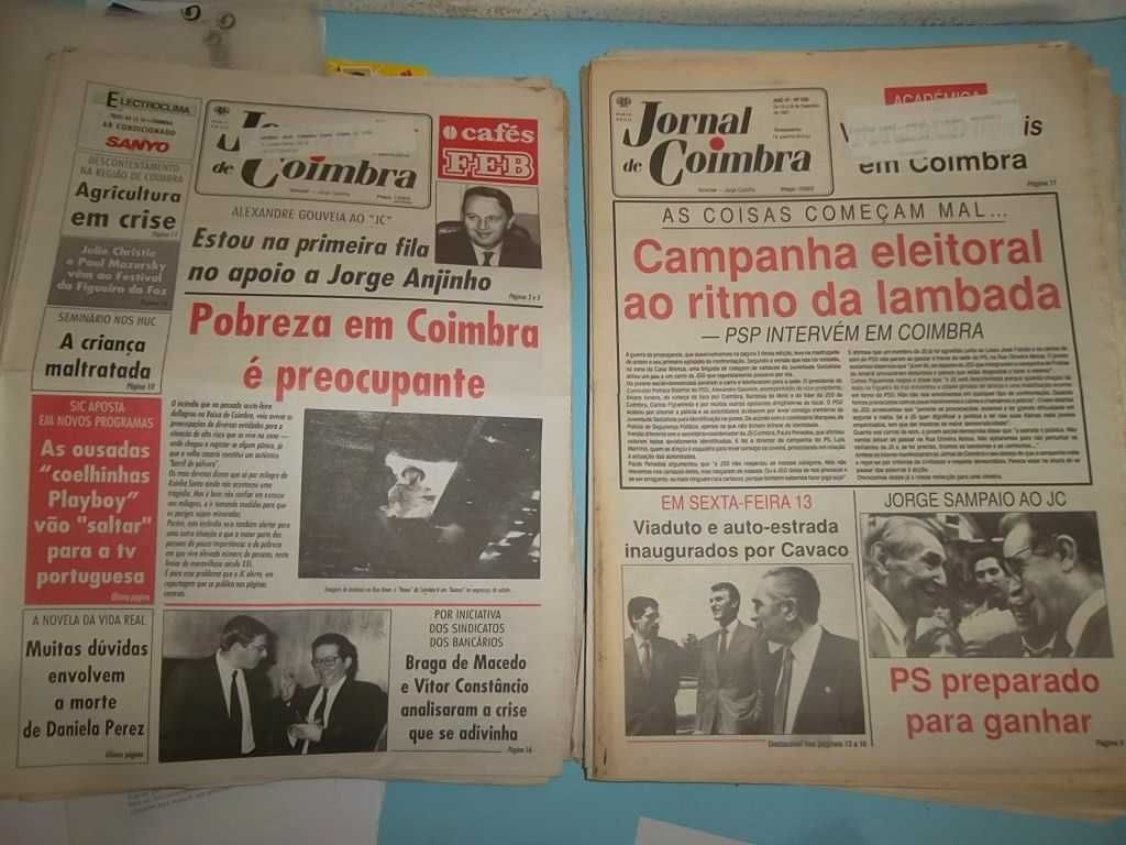 Jornal de Coimbra - 75 exemplares dos anos 80 e 90