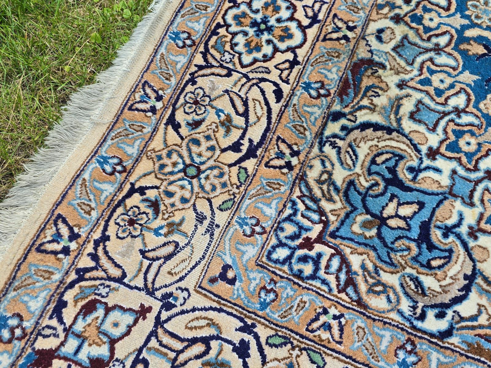 Nain Vintage - Perski dywan z Iranu 200 x 300 - z wełny i jedwabiu