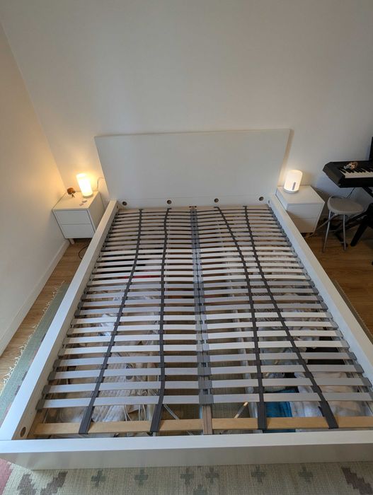 Cama Casal MALM IKEA Branca