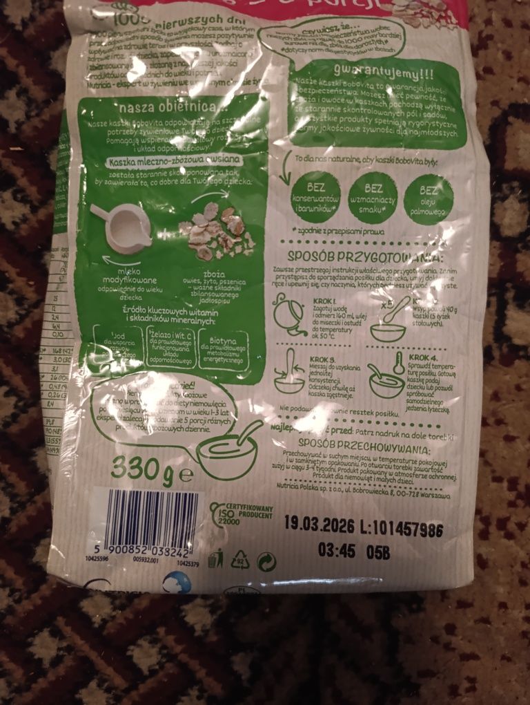 Kaszka Bobovita 8 i 6