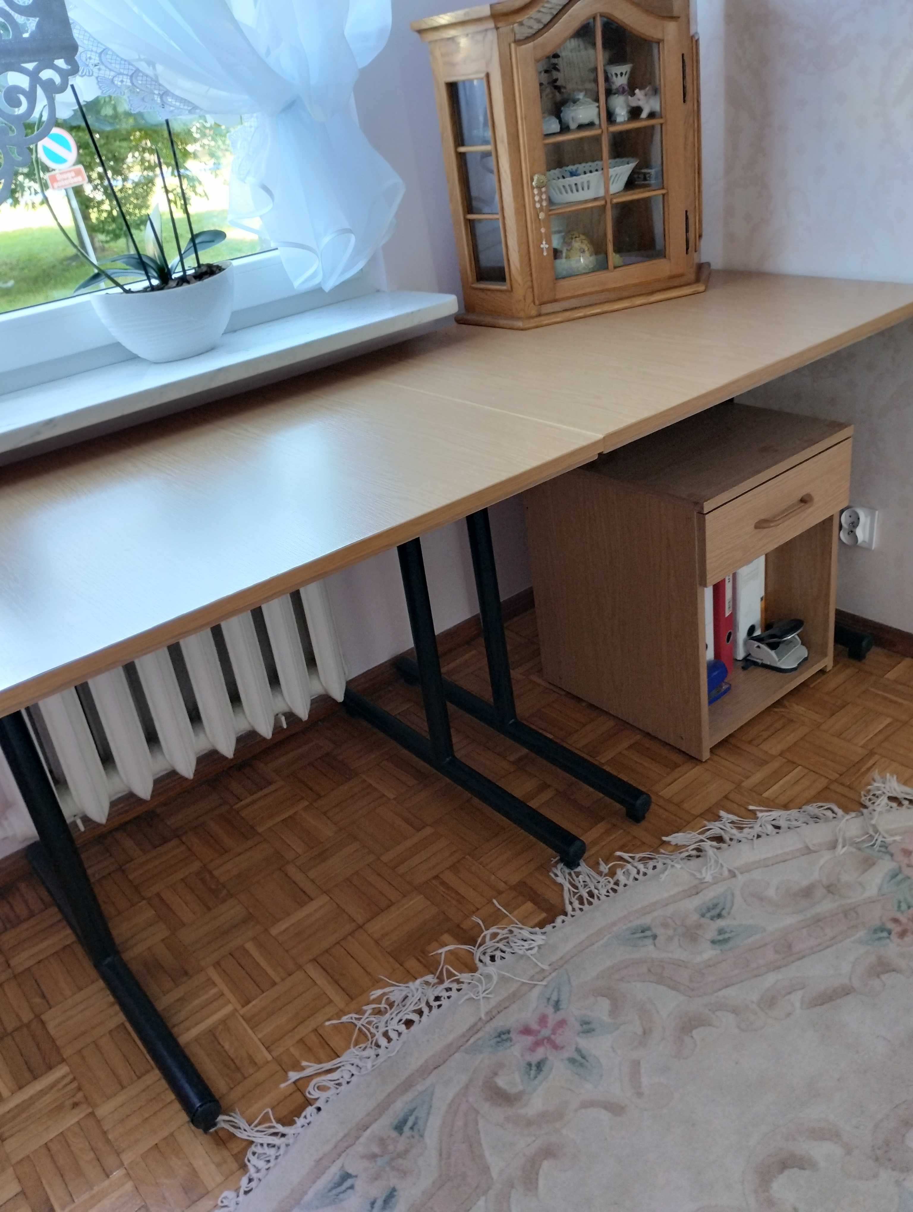 BIURKO dla ucznia + szafka pod stół, STÓŁ do biura