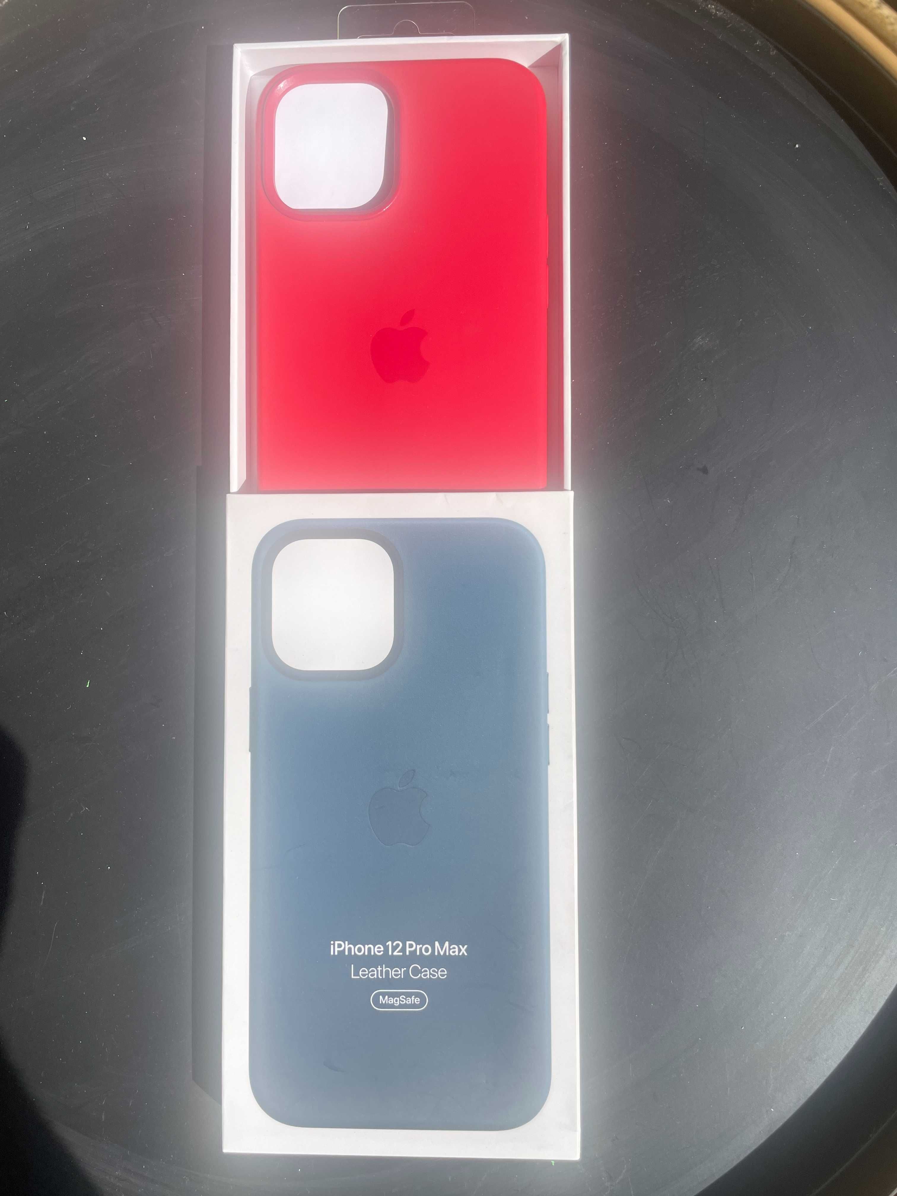 CAPA PROTECTORA MAGSAFE RED APPLE IPHONE 12 PRO MAX - ORIGINAL EMBALAG