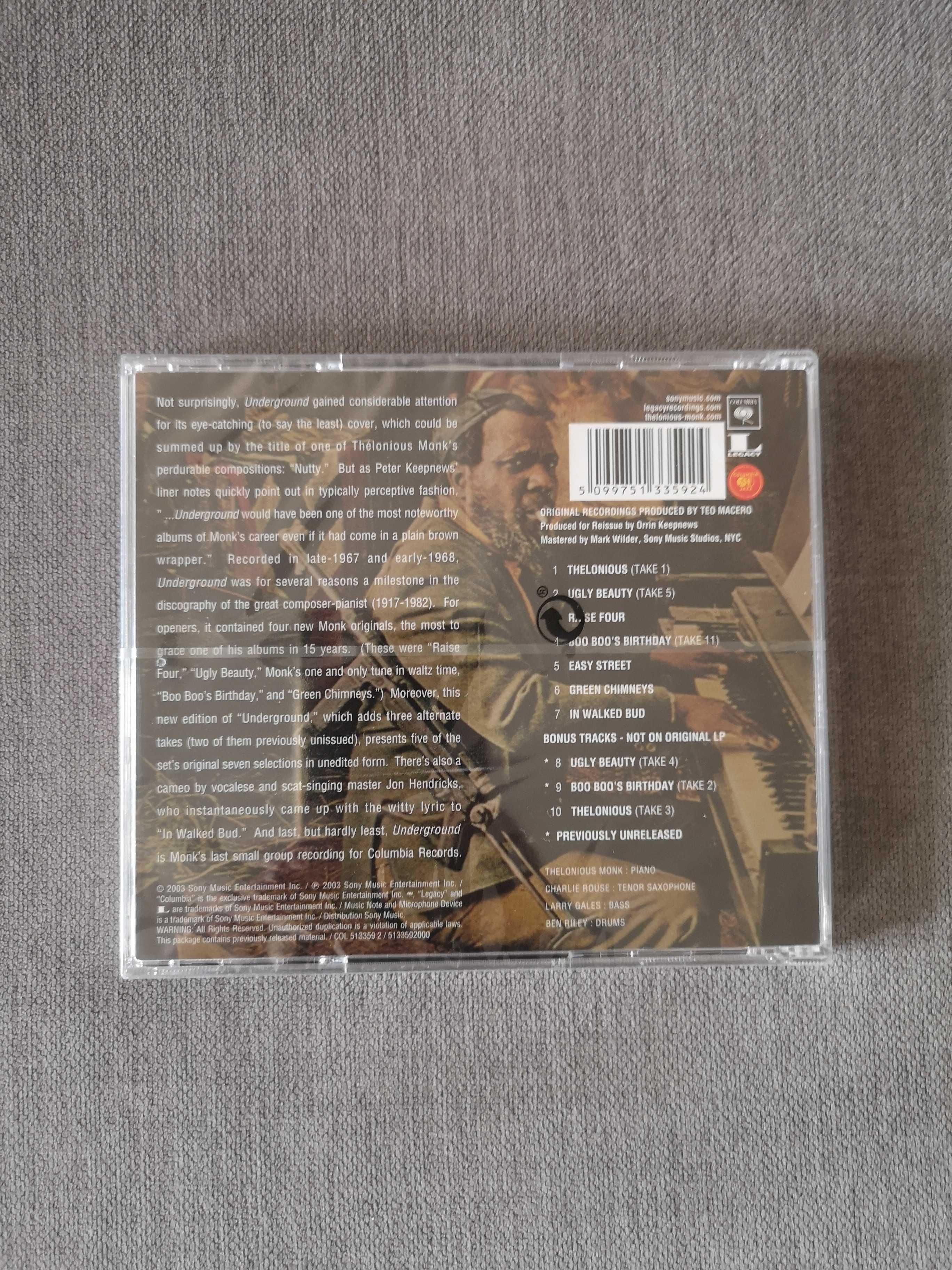 Thelonious Monk - Underground CD