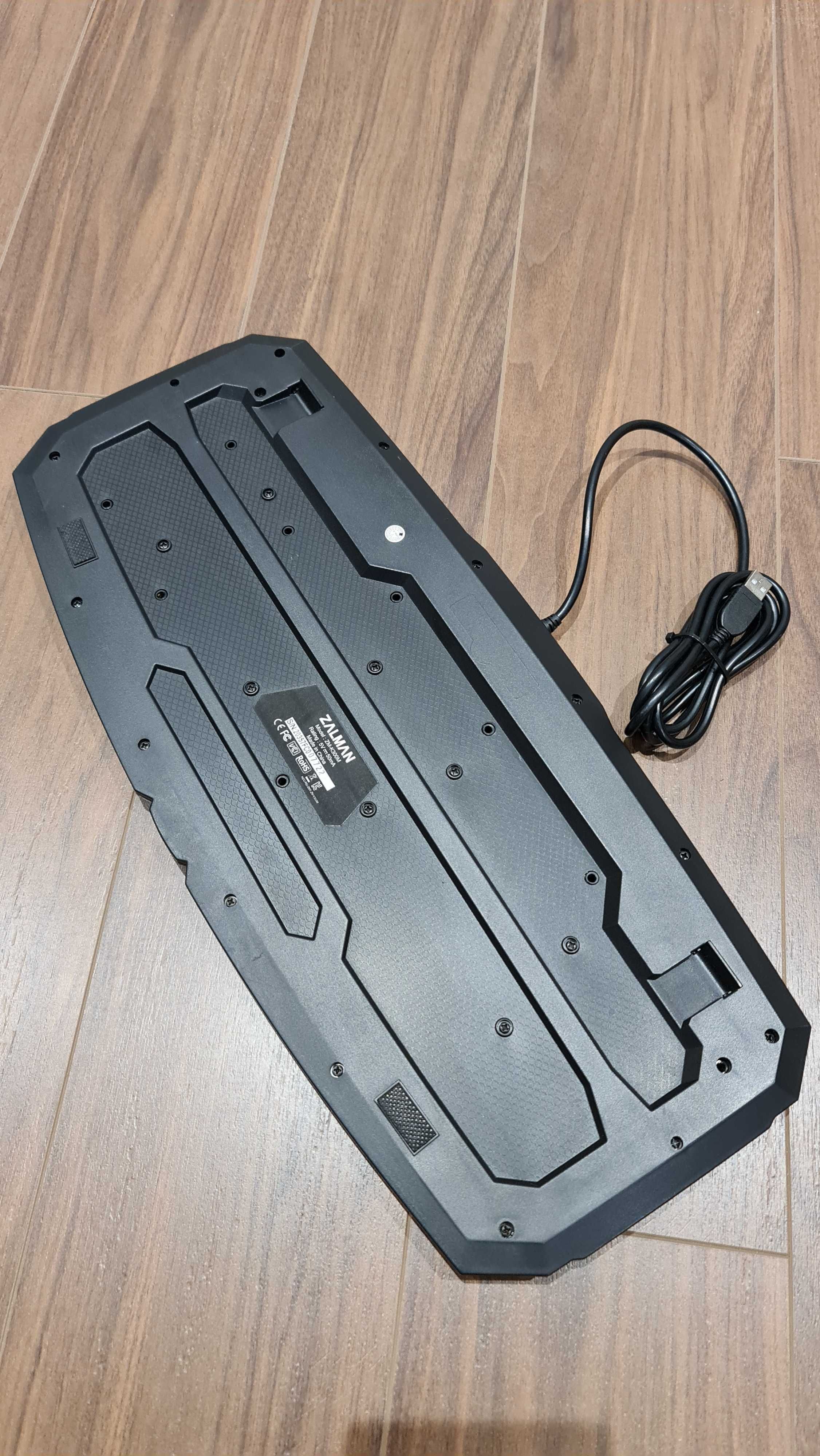 Mультимедійна Клаіатура Zalman ZM-K300M USB чорного кольору