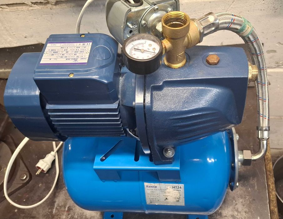 Насосна станція Кенле JSW 15MX, 1.1 кВт з гідроакумом на 24 літри