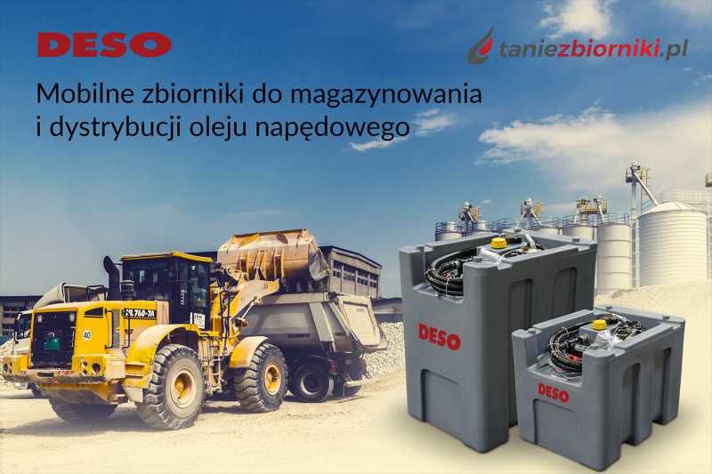 Mobilny jednopłaszczowy zbiornik KINGSPAN DESO ON 300 l - na paliwo