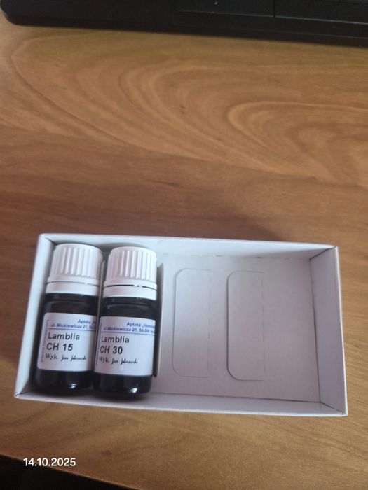 Kulki homeopatyczne na Lamblie