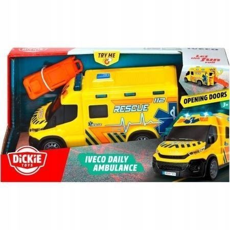 Sos Iveco Ambulans 18cm, Dickie Toys