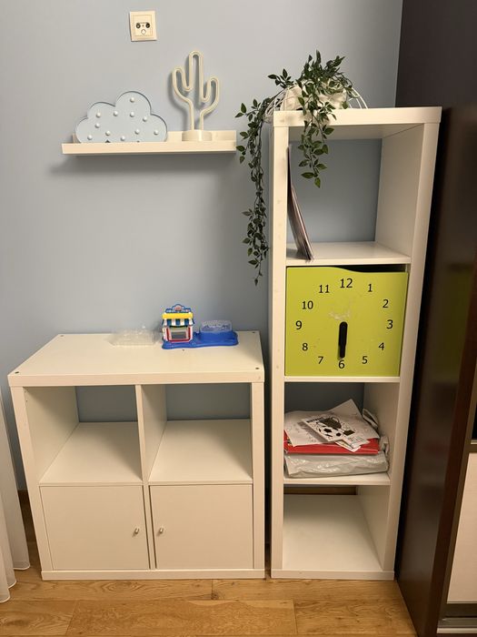 Kallax ikea zestaw dwoch półek