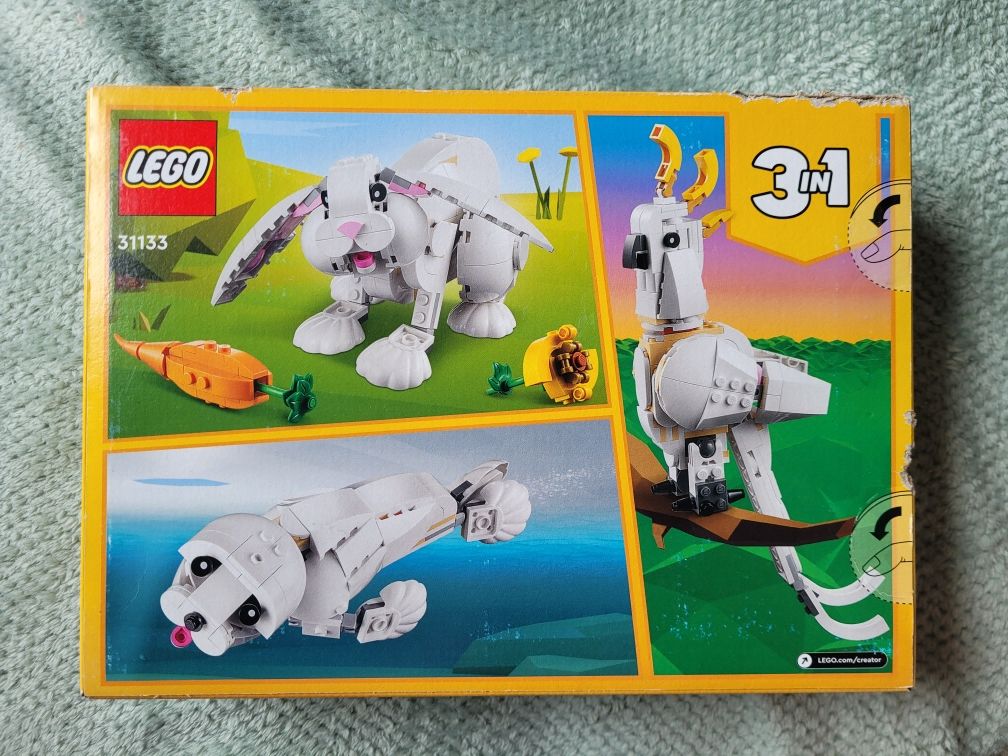 LEGO Creator 3w1 nr 31133 Biały królik