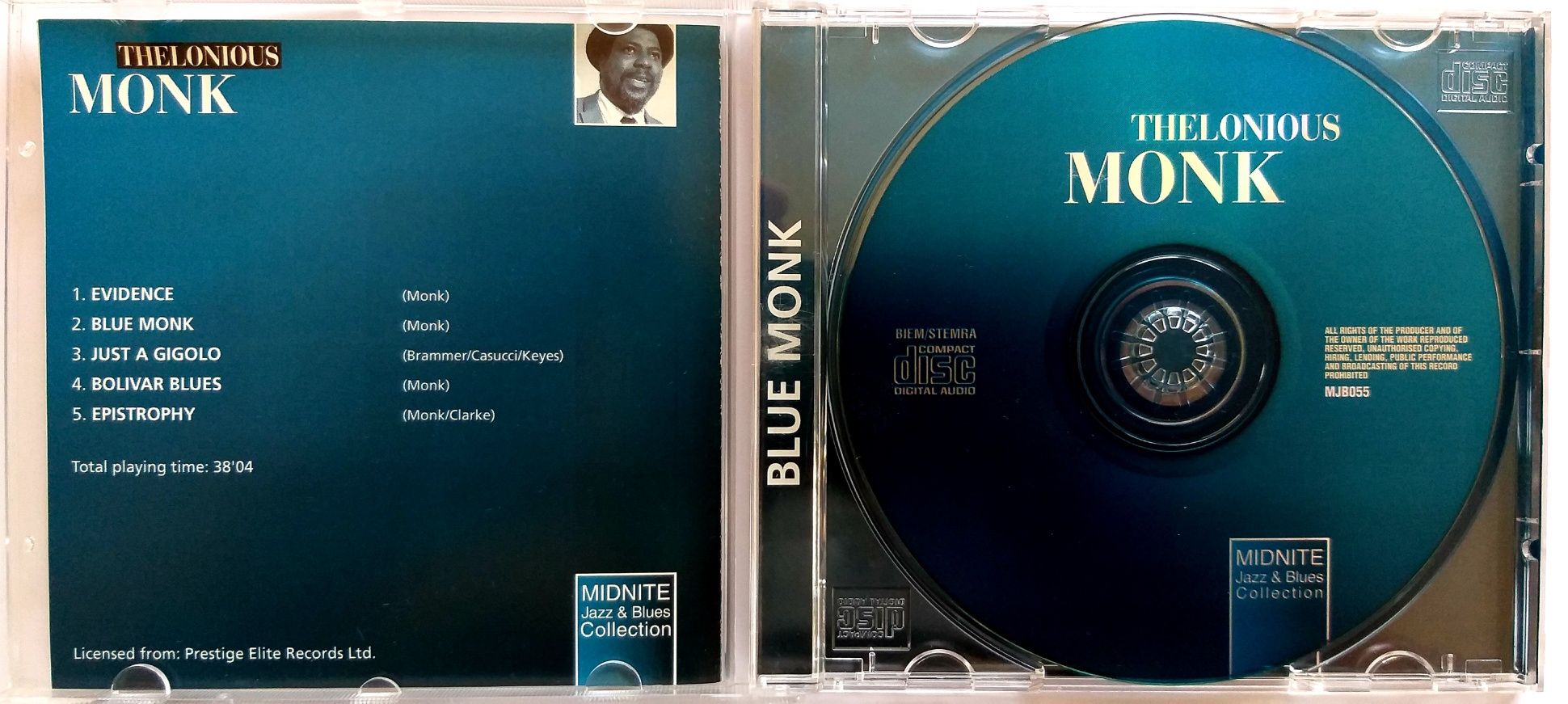 Thelonious Monk Blue Monk 2000r