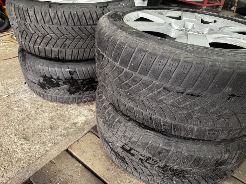 Диски audi 5x112 з зимовой гумой r17 235/50