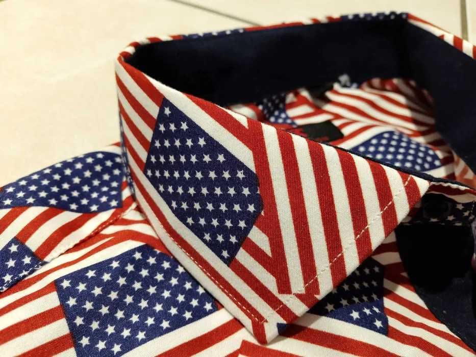 BC COLLECTION USA - NOWA! Koszula Męska krótki rękaw rozmiar M