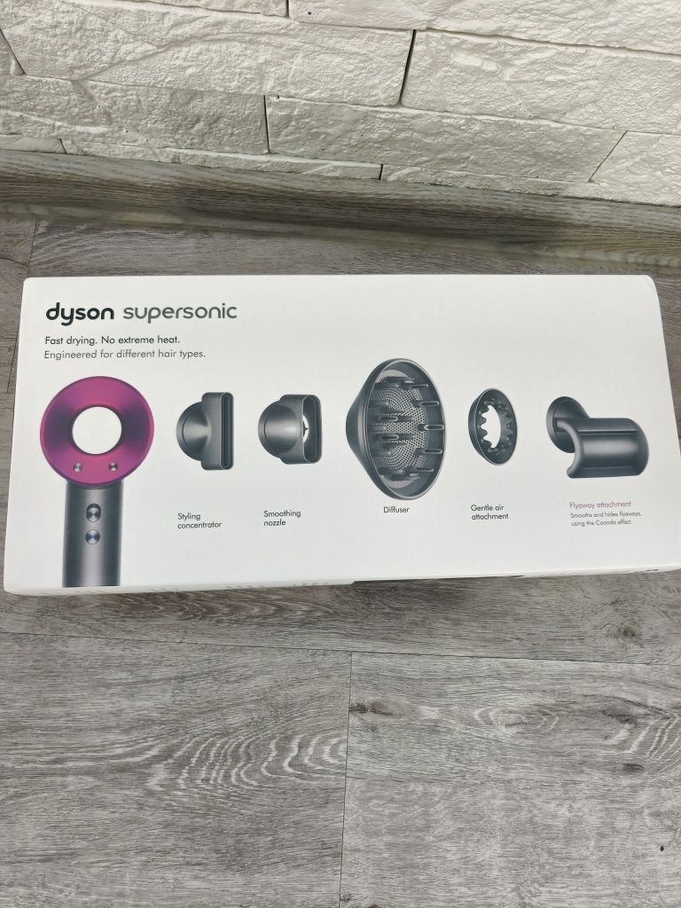 Фен для волоcся Dyson Supersonic HD08 Nickel/Fuchsia