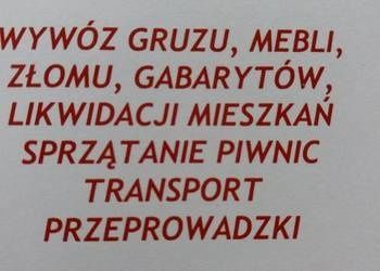 Sprzątanie opróżnianie mieszkań,piwnic,wywóz mebli,utylizacja 24/7 DNI