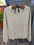 S.Oliver beżowy sweter w serek 34