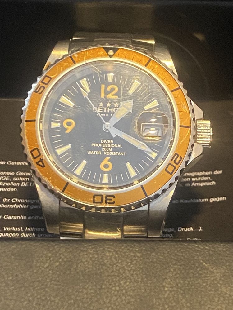 Zegarek automatic Bethge Diver Professional 200M Water Resistant