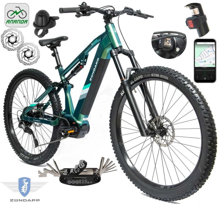 Rowery Elektryczne Górskie MTB Amortyzacja Wspomaganie 250 W - OKAZJA!