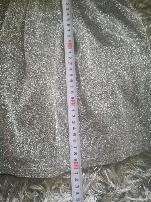 Spodnica brokatowa, rozkloszowana, 146, Carry