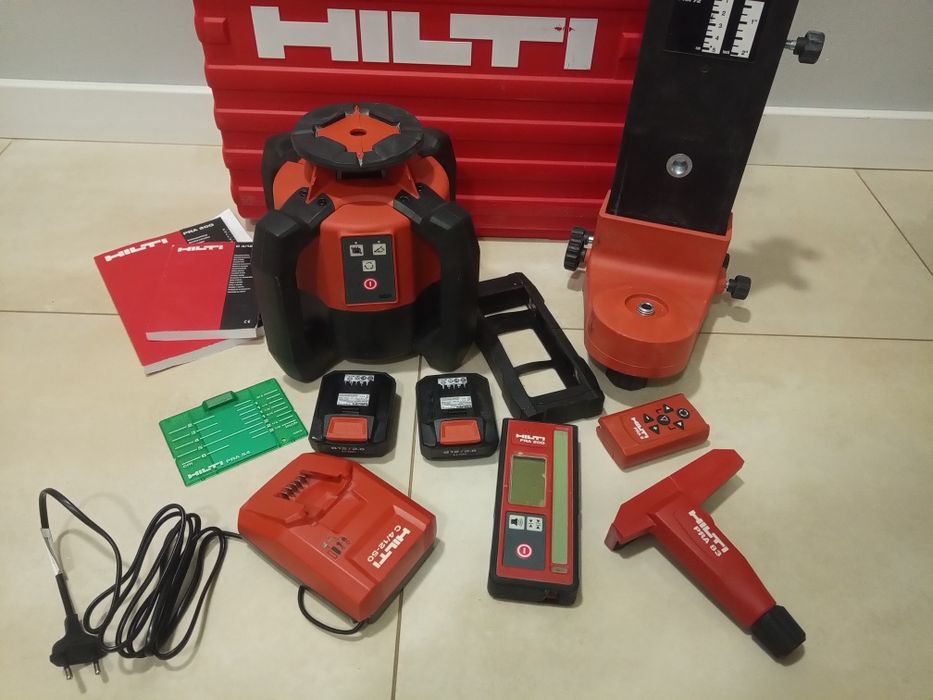 Niwelator laserowy Hilti PR 3-HVSG,zielony ,detektor , duży zestaw