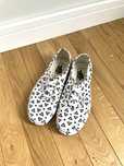 * Buty vans authentic 38.5 mono print geo białe czarne *
